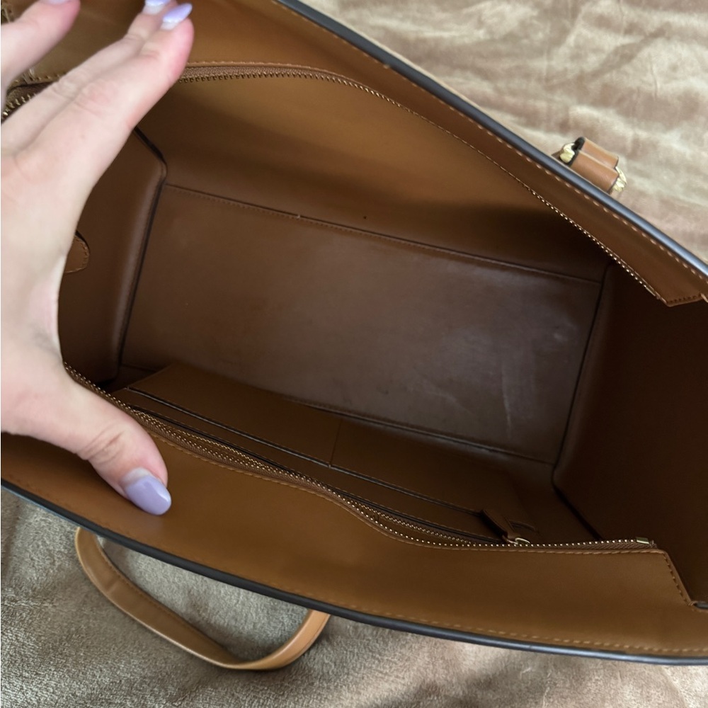 Michael Kors Brown and Cream Tote Bag - Picture 3 of 10